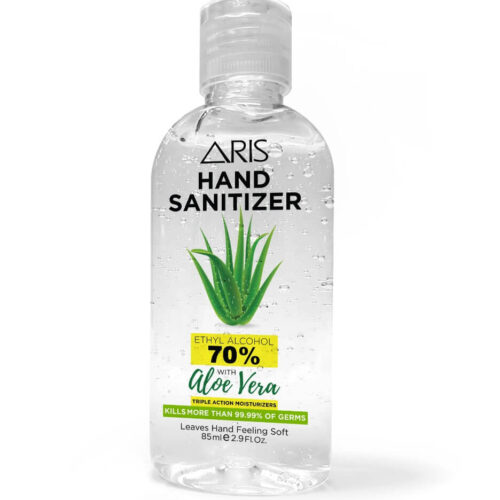 ARIS Hand Sanitizer With Aloe Vera, 85 ml AED 12